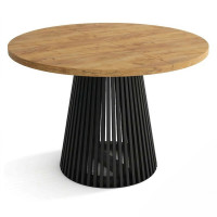 Stół okrągły DOVER LAMELE laminat