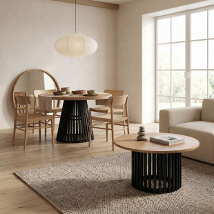 Stolik kawowy DOVER LAMELE...