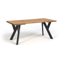 Stół drewniany industrialny NERO