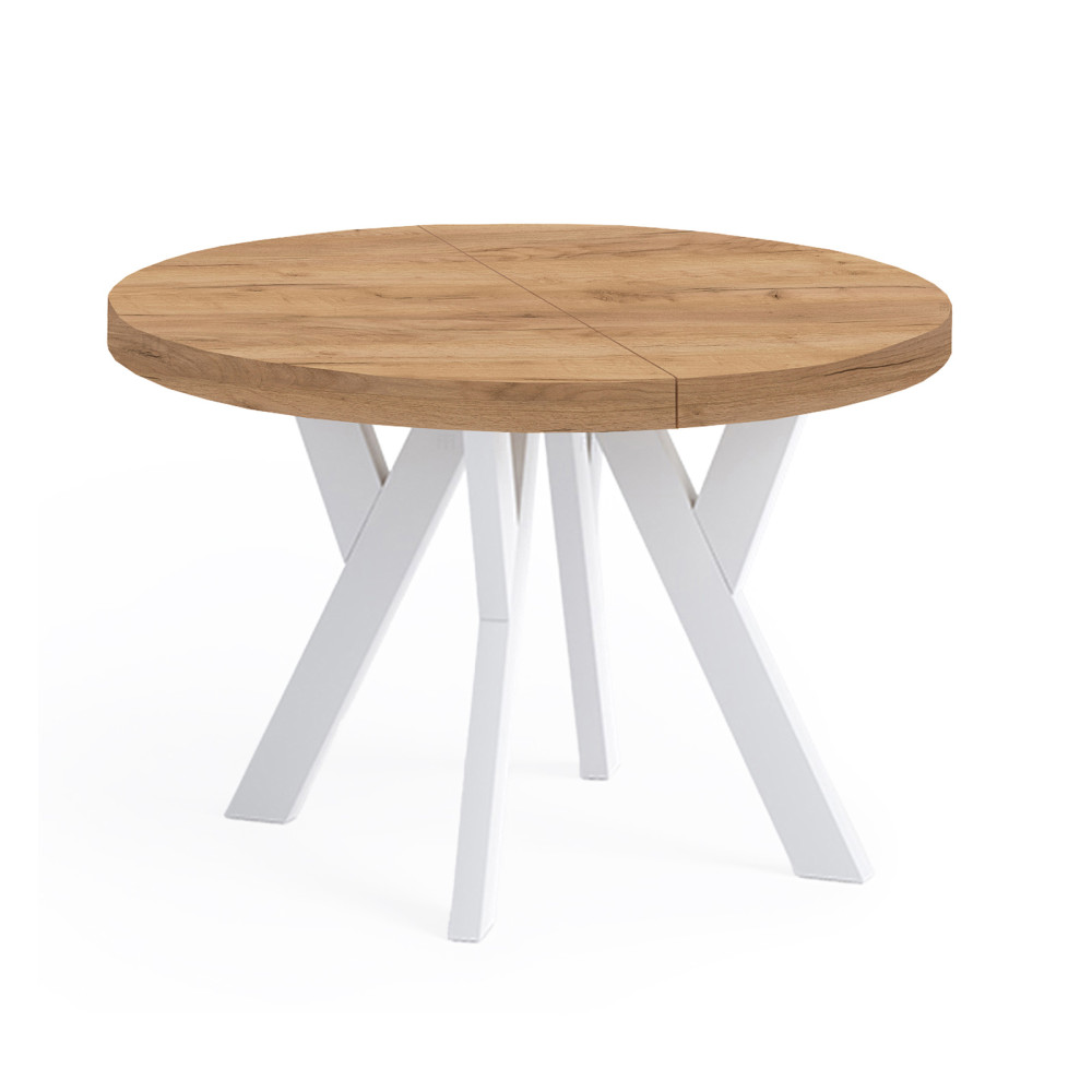 Stół drewniany industrialny PERO 90, 100, 110 lub 120 cm